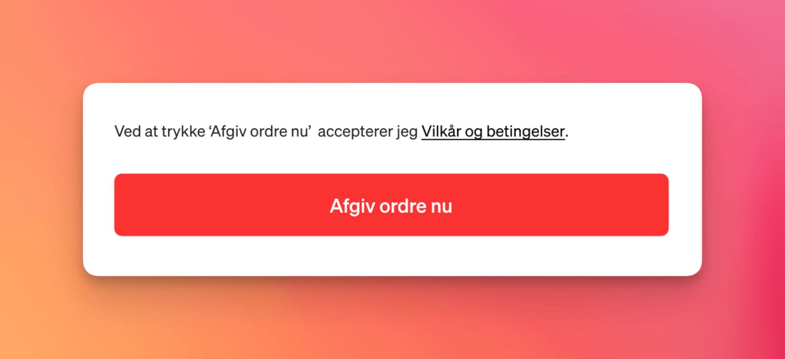 Afgiv ordre nu knap